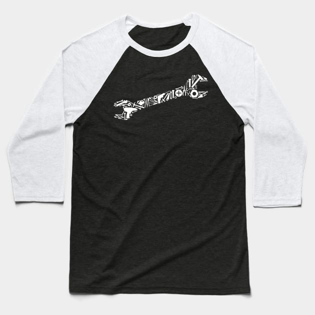 Wrench home improvement gift craftsman Baseball T-Shirt by Littlelimehead